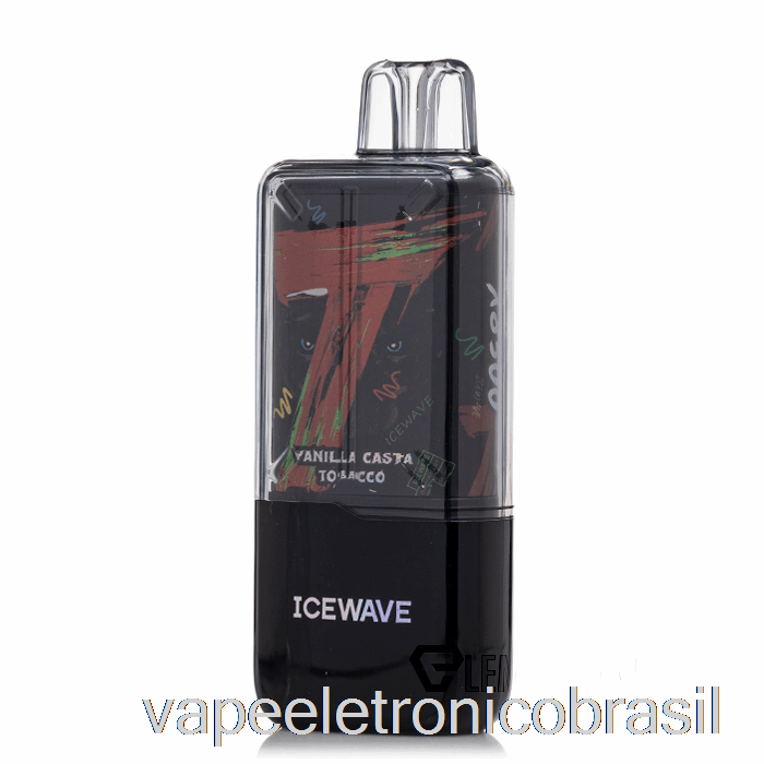 Vape Eletrônico Icewave X8500 Descartável Baunilha Casta Tabaco